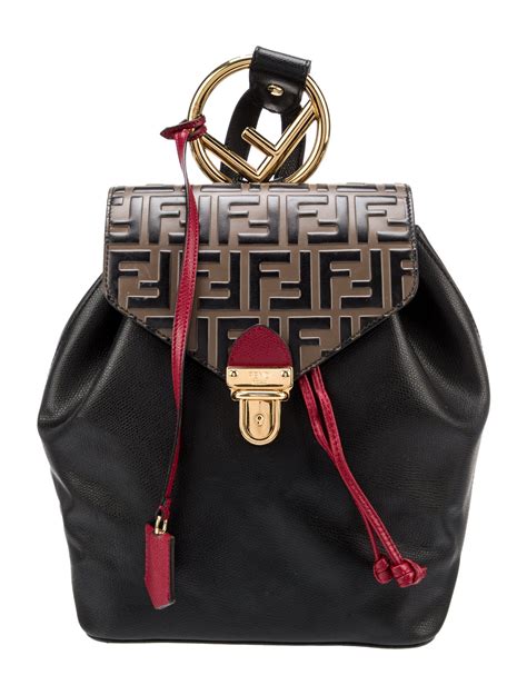 fendi cruise ff embossed leather backpack|Fendi Cruise FF Embossed Calf Backpack .